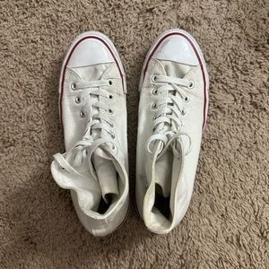 White Hightop Converse All Star Sneakers Size 7M/9W